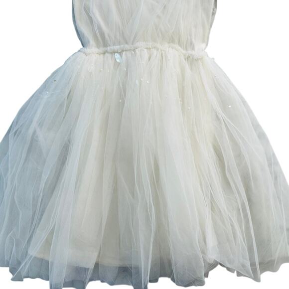 Tutu De Monde Girls Lucky Charm Dress Tutu Chiffon Size 8-9 Wedding Flower Girl - Picture 9 of 10